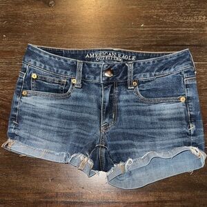 American Eagle Outfitters Dark Blue Jean Shorts